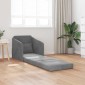 vidaXL Κρεβάτι καναπές Σκούρο Γκρι 65 x 80 x 83 εκ. Βελούδο