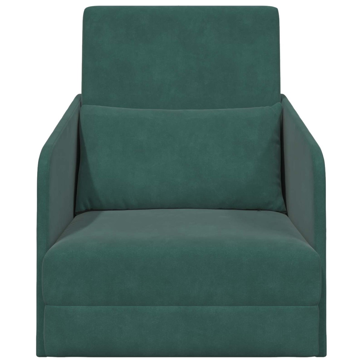 vidaXL Κρεβάτι καναπές Σκούρο Πράσινο 65 x 80 x 83 εκ. Βελούδο