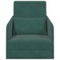 vidaXL Κρεβάτι καναπές Σκούρο Πράσινο 65 x 80 x 83 εκ. Βελούδο