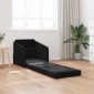 vidaXL Κρεβάτι καναπές Μαύρο 65 x 80 x 83 εκ. Βελούδο