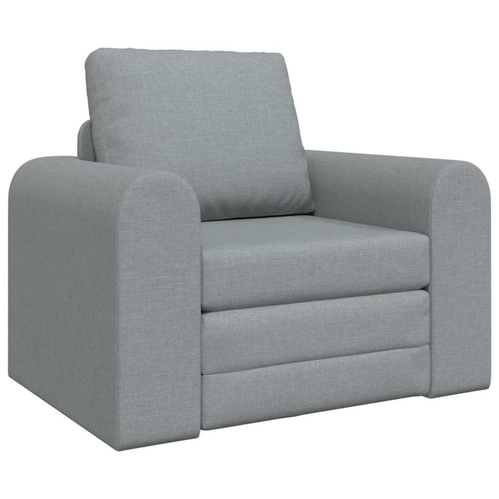 vidaXL Κρεβάτι καναπές Ανοιχτό γκρι 98 x 71 x 83 εκ. ύφασμα