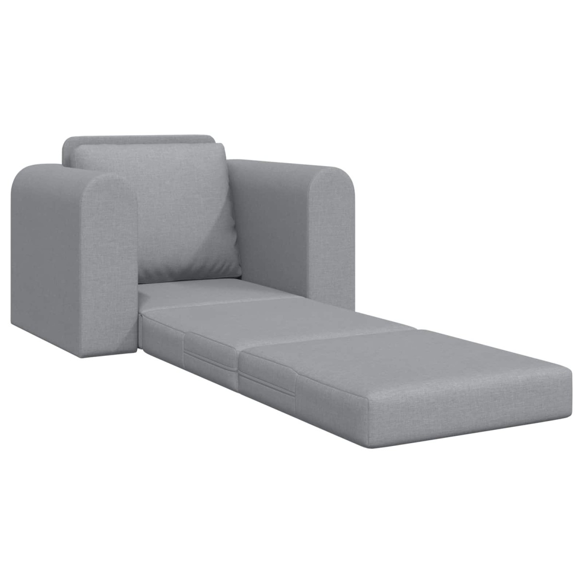vidaXL Κρεβάτι καναπές Ανοιχτό γκρι 98 x 71 x 83 εκ. ύφασμα