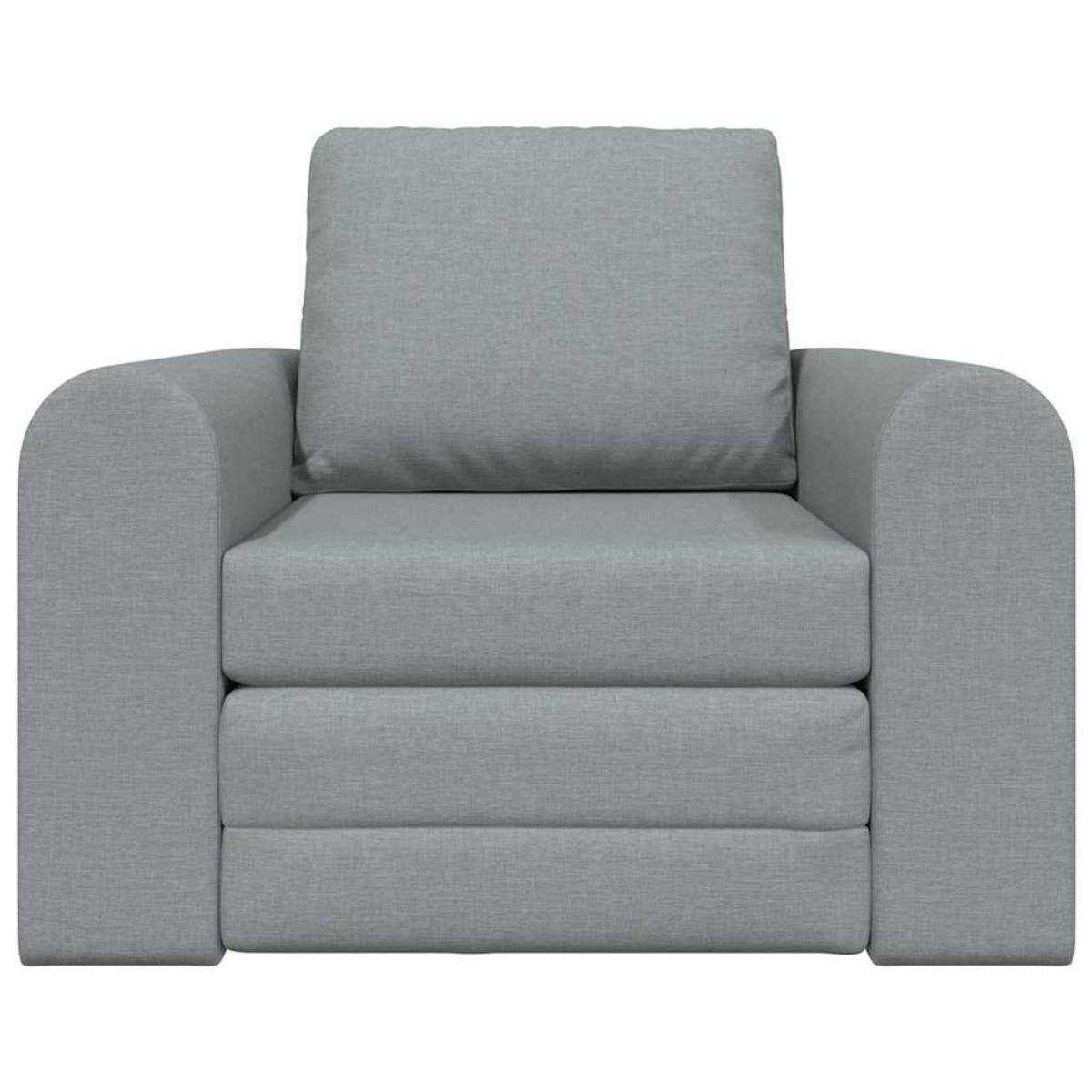 vidaXL Κρεβάτι καναπές Ανοιχτό γκρι 98 x 71 x 83 εκ. ύφασμα