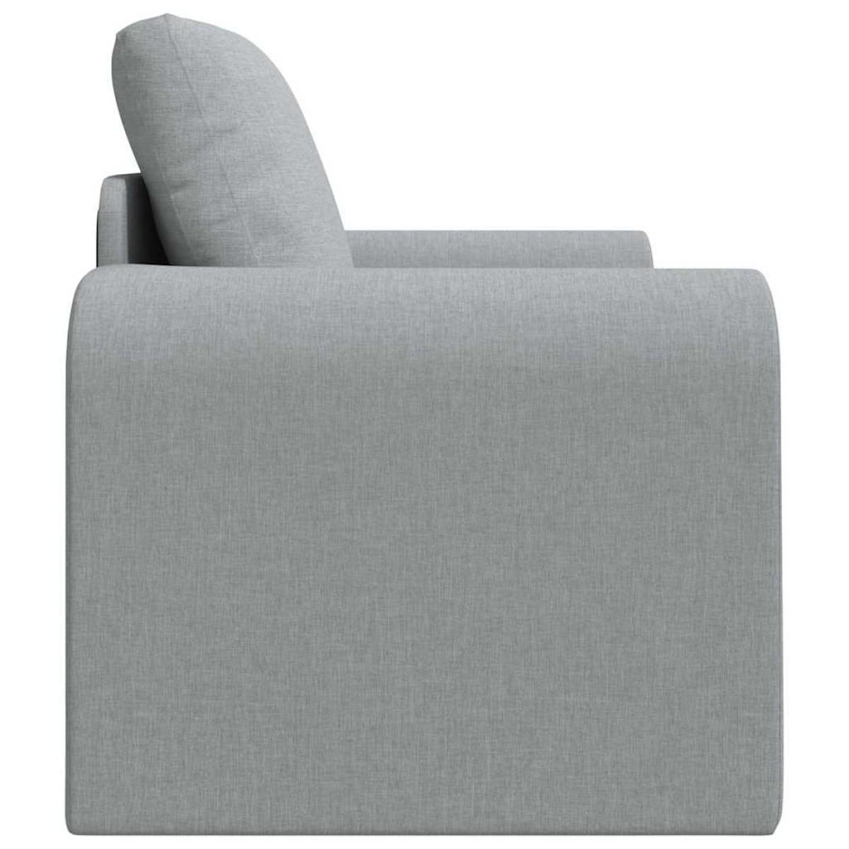 vidaXL Κρεβάτι καναπές Ανοιχτό γκρι 98 x 71 x 83 εκ. ύφασμα