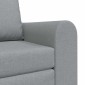 vidaXL Κρεβάτι καναπές Ανοιχτό γκρι 98 x 71 x 83 εκ. ύφασμα