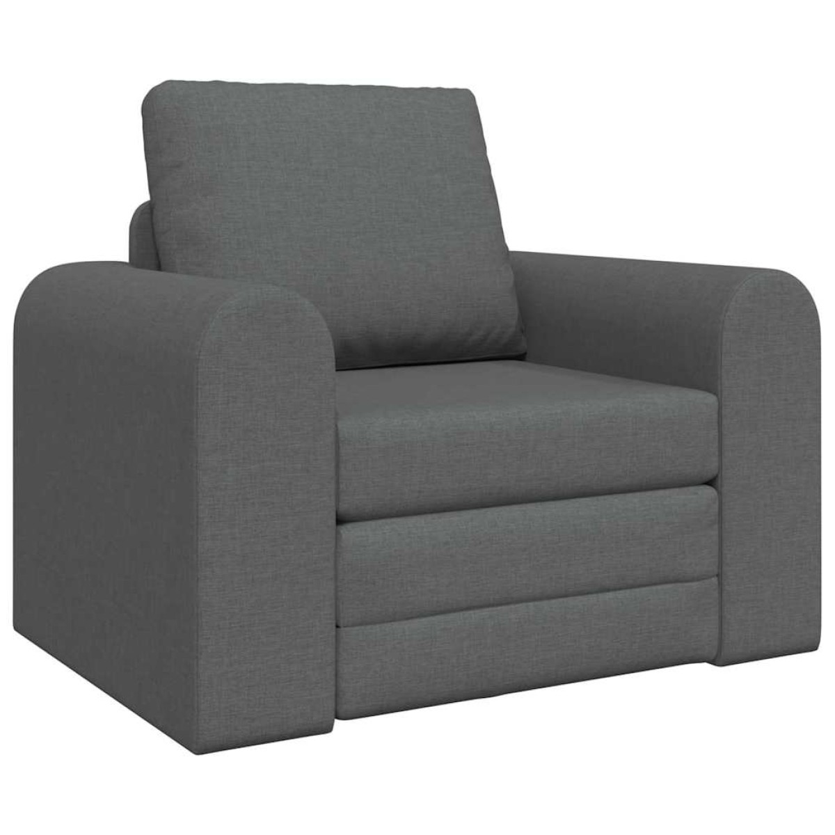 vidaXL Κρεβάτι καναπές Σκούρο Γκρι 98 x 71 x 83 εκ. ύφασμα
