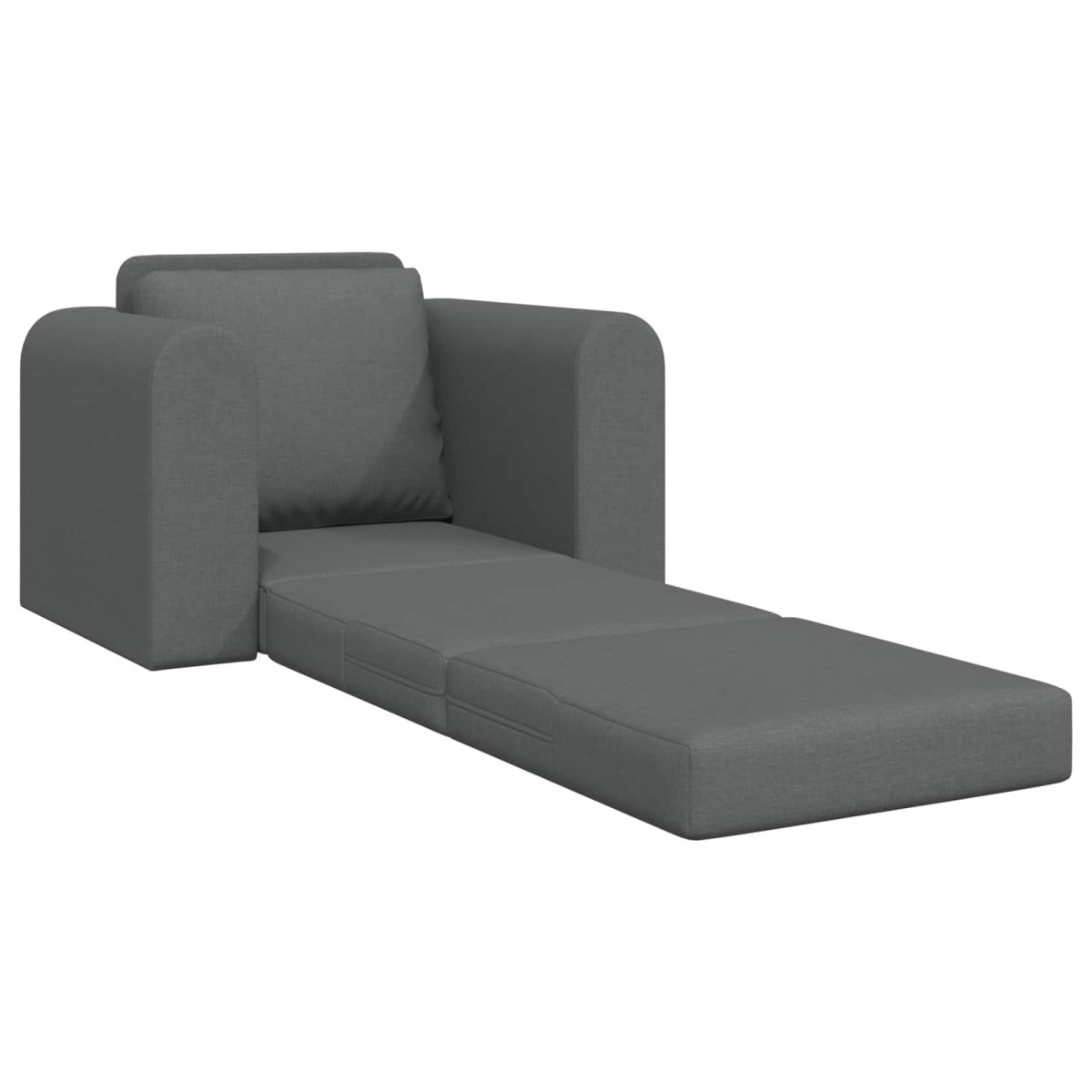 vidaXL Κρεβάτι καναπές Σκούρο Γκρι 98 x 71 x 83 εκ. ύφασμα