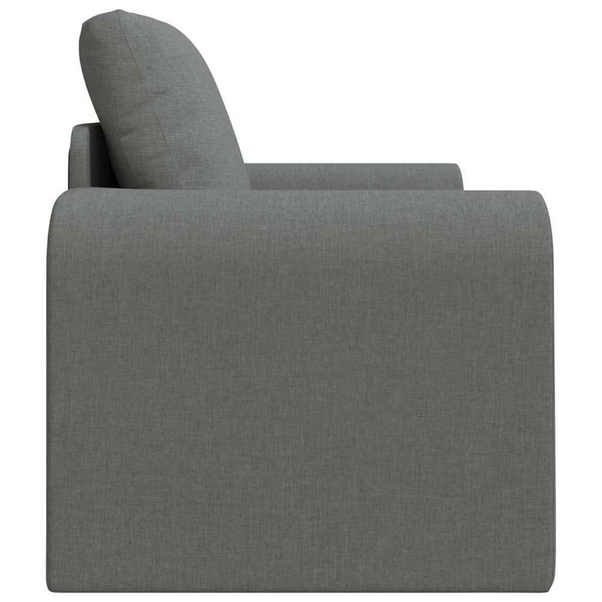 vidaXL Κρεβάτι καναπές Σκούρο Γκρι 98 x 71 x 83 εκ. ύφασμα