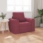 vidaXL Κρεβάτι καναπές Κόκκινο 98 x 71 x 83 εκ. ύφασμα