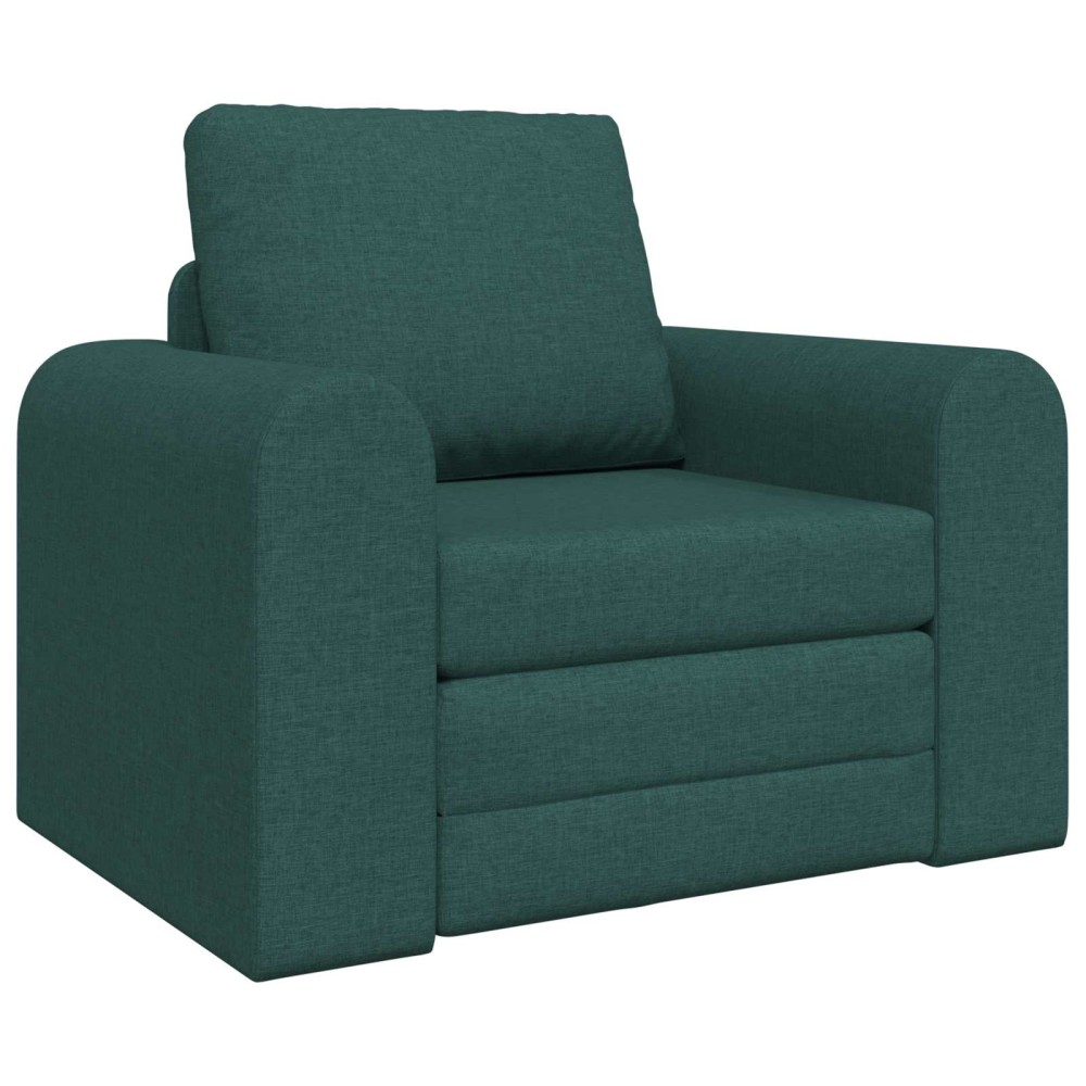 vidaXL Κρεβάτι καναπές Σκούρο Πράσινο 98 x 71 x 83 εκ. ύφασμα