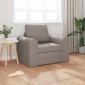 vidaXL Κρεβάτι καναπές Taupe 98 x 71 x 83 εκ. ύφασμα