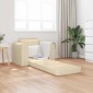 vidaXL Κρεβάτι καναπές Κρεμ 98 x 71 x 83 εκ. ύφασμα