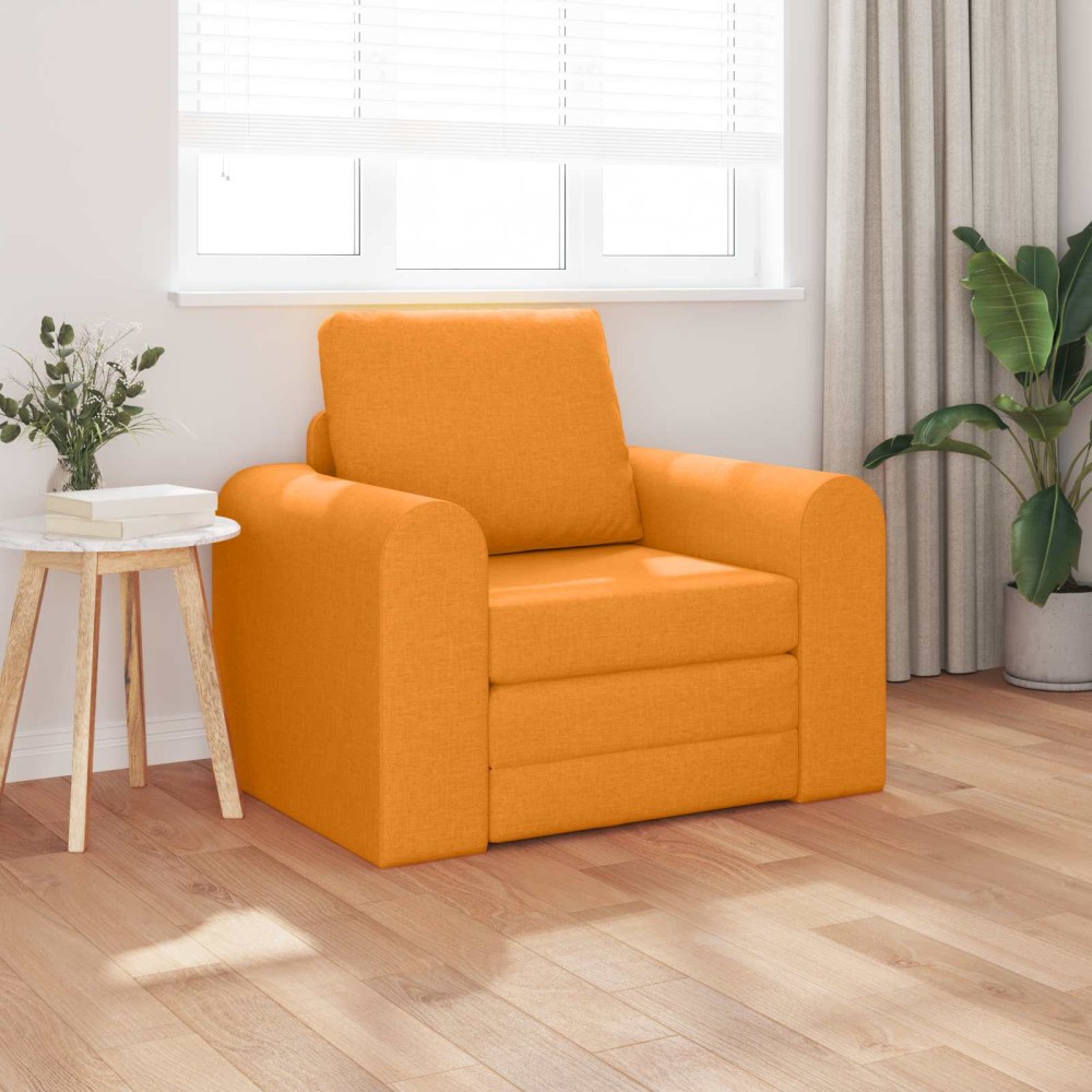 vidaXL Κρεβάτι καναπές Σκούρο κίτρινο 98 x 71 x 83 εκ. ύφασμα