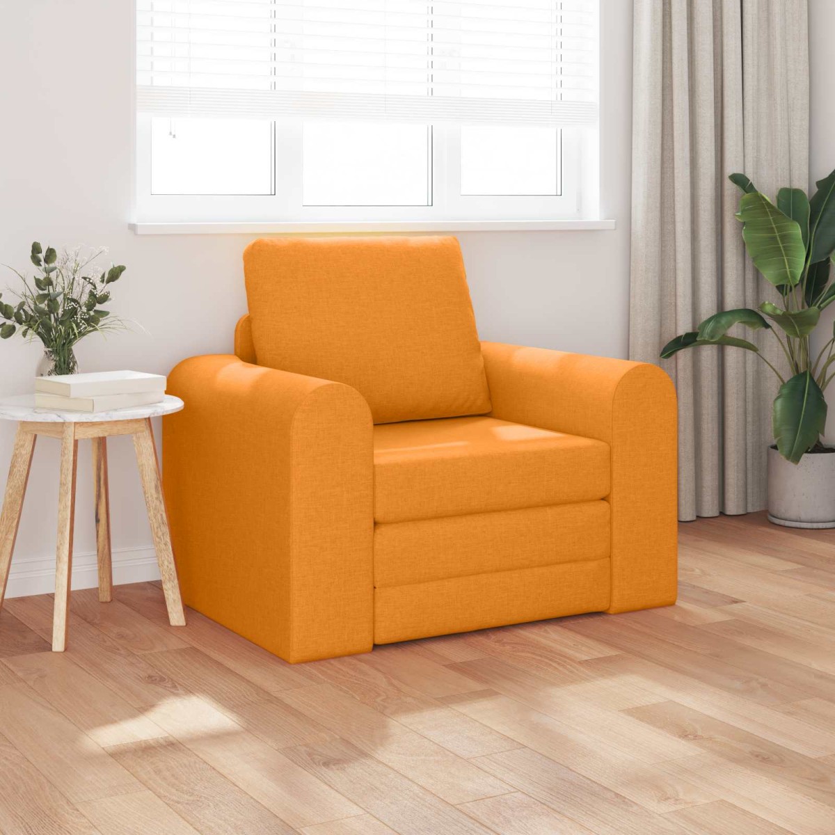 vidaXL Κρεβάτι καναπές Σκούρο κίτρινο 98 x 71 x 83 εκ. ύφασμα