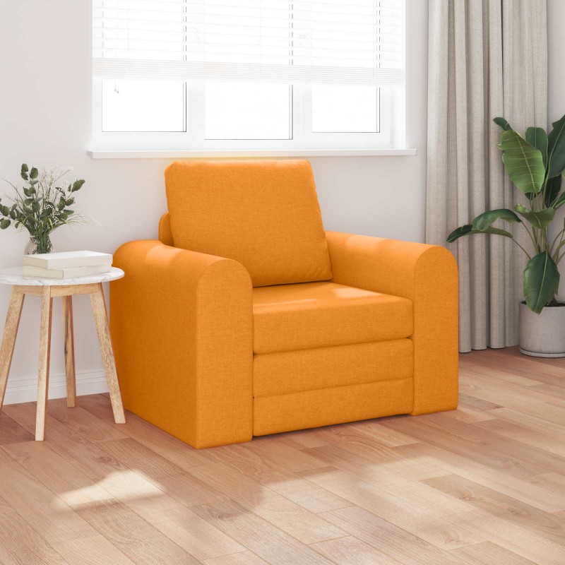 vidaXL Κρεβάτι καναπές Σκούρο κίτρινο 98 x 71 x 83 εκ. ύφασμα
