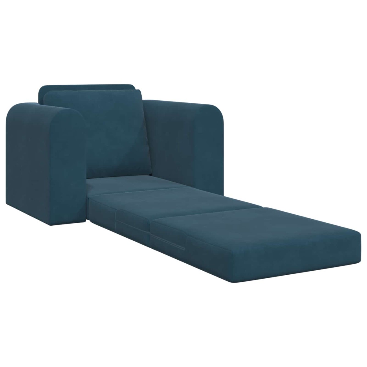 vidaXL Κρεβάτι καναπές Μπλε 98 x 71 x 83 εκ. Βελούδο