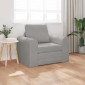 vidaXL Κρεβάτι καναπές Ανοιχτό γκρι 98 x 71 x 83 εκ. Βελούδο