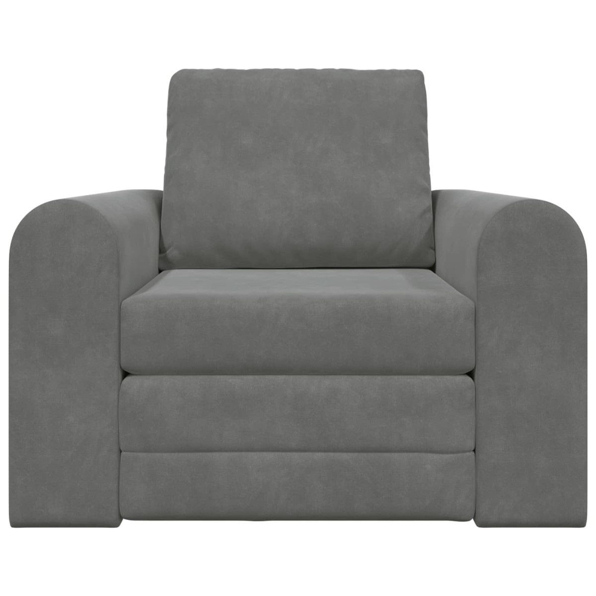 vidaXL Κρεβάτι καναπές Σκούρο Γκρι 98 x 71 x 83 εκ. Βελούδο