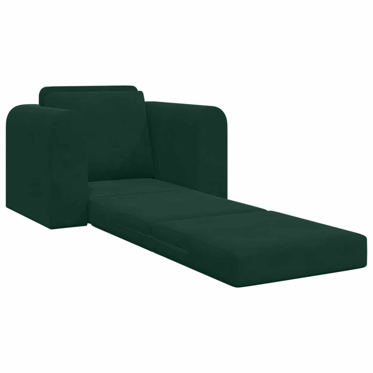 vidaXL Κρεβάτι καναπές Σκούρο Πράσινο 98 x 71 x 83 εκ. Βελούδο