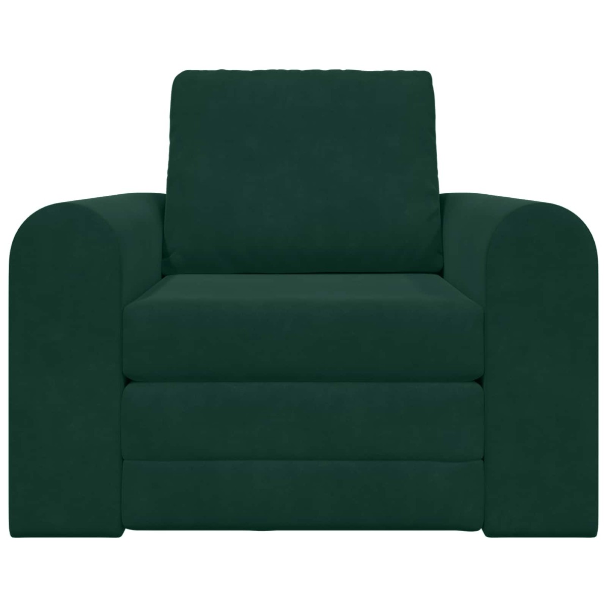 vidaXL Κρεβάτι καναπές Σκούρο Πράσινο 98 x 71 x 83 εκ. Βελούδο