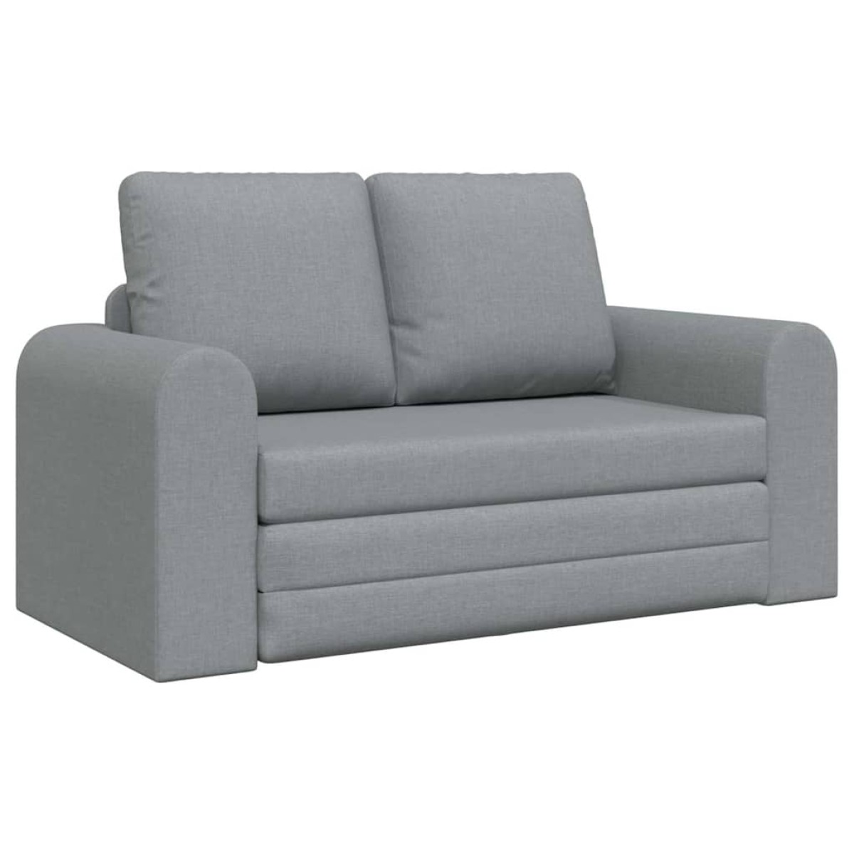 vidaXL Κρεβάτι καναπές Ανοιχτό γκρι 148 x 71 x 83 εκ. ύφασμα