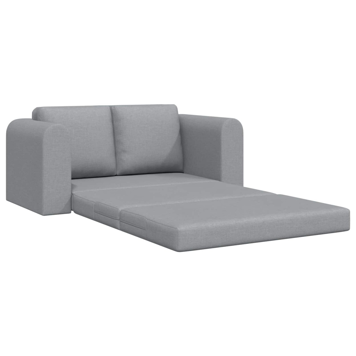 vidaXL Κρεβάτι καναπές Ανοιχτό γκρι 148 x 71 x 83 εκ. ύφασμα
