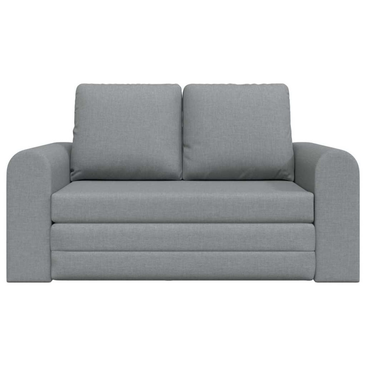 vidaXL Κρεβάτι καναπές Ανοιχτό γκρι 148 x 71 x 83 εκ. ύφασμα