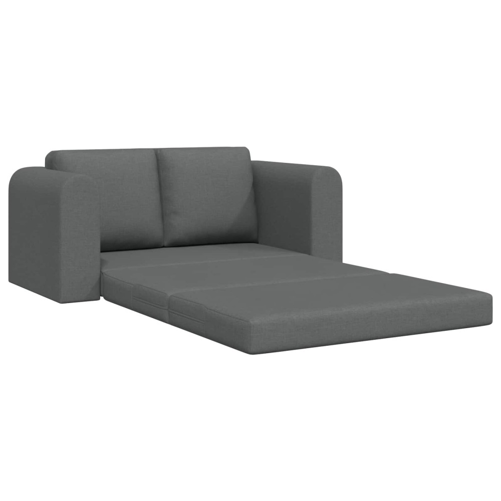 vidaXL Κρεβάτι καναπές Σκούρο Γκρι 148 x 71 x 83 εκ. ύφασμα