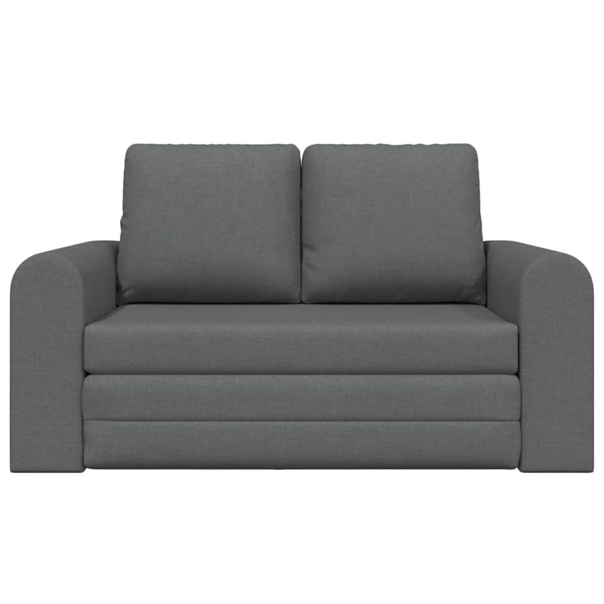 vidaXL Κρεβάτι καναπές Σκούρο Γκρι 148 x 71 x 83 εκ. ύφασμα