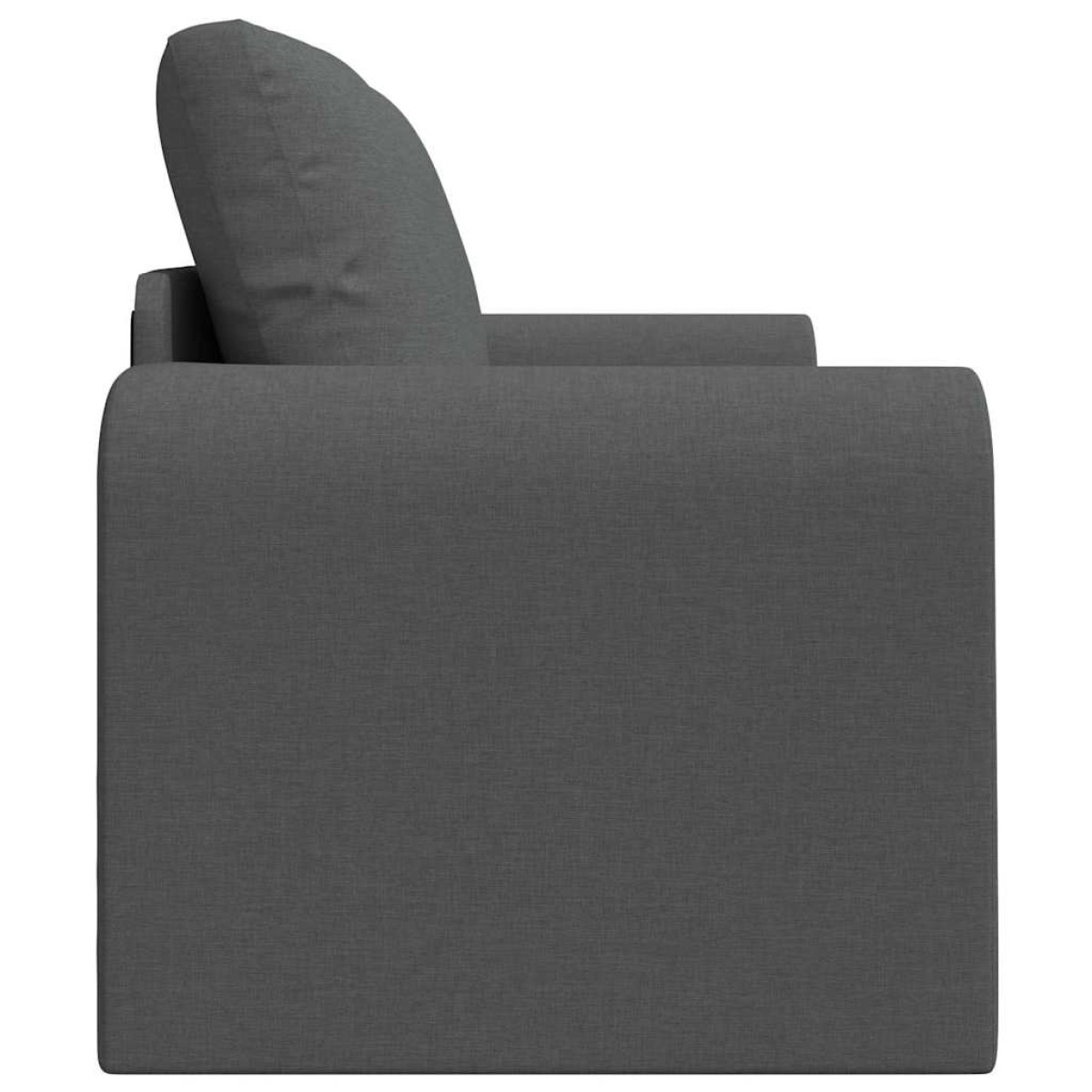 vidaXL Κρεβάτι καναπές Σκούρο Γκρι 148 x 71 x 83 εκ. ύφασμα