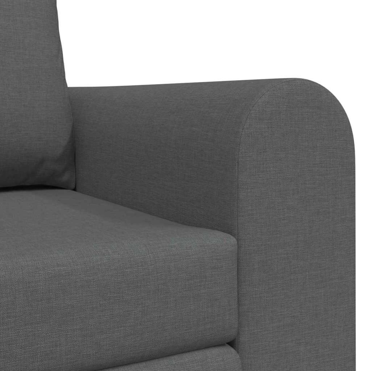 vidaXL Κρεβάτι καναπές Σκούρο Γκρι 148 x 71 x 83 εκ. ύφασμα