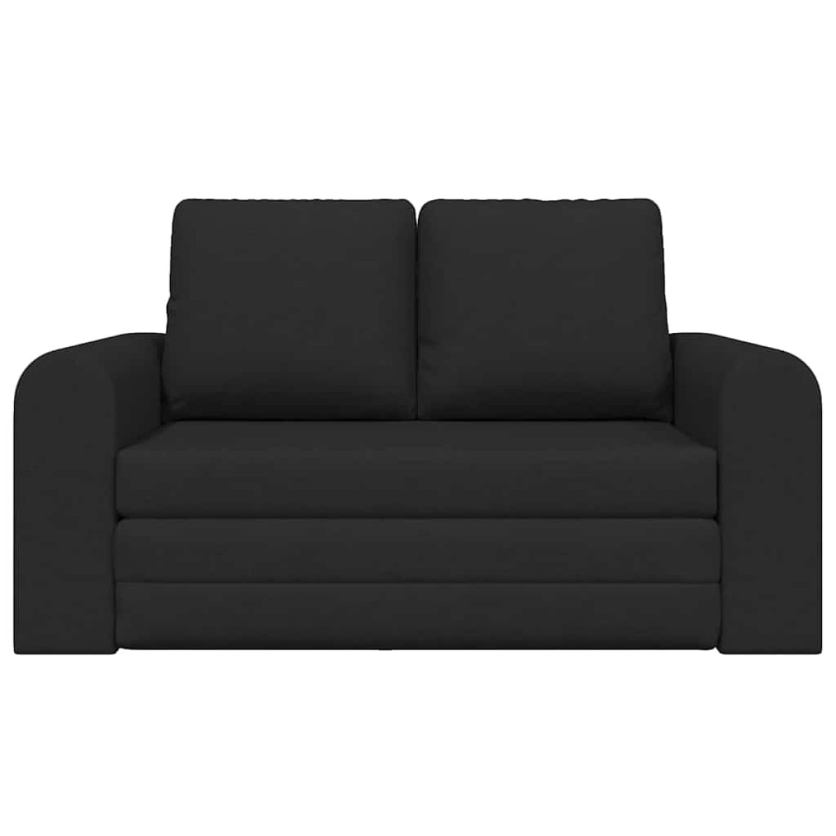 vidaXL Κρεβάτι καναπές Μαύρο 148 x 71 x 83 εκ. ύφασμα