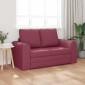 vidaXL Κρεβάτι καναπές Κόκκινο 148 x 71 x 83 εκ. ύφασμα
