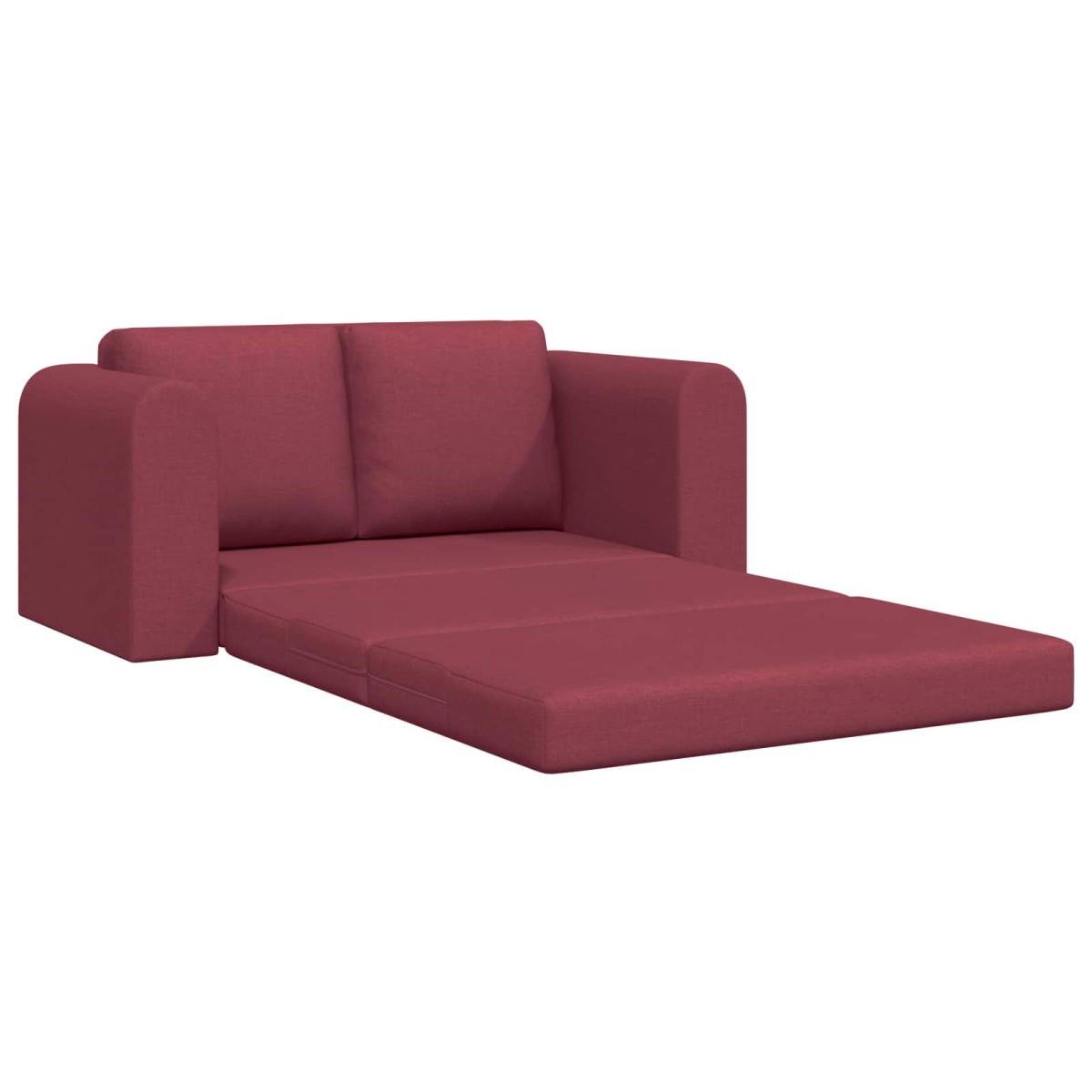 vidaXL Κρεβάτι καναπές Κόκκινο 148 x 71 x 83 εκ. ύφασμα