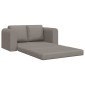 vidaXL Κρεβάτι καναπές Taupe 148 x 71 x 83 εκ. ύφασμα