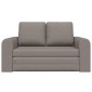 vidaXL Κρεβάτι καναπές Taupe 148 x 71 x 83 εκ. ύφασμα