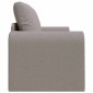 vidaXL Κρεβάτι καναπές Taupe 148 x 71 x 83 εκ. ύφασμα
