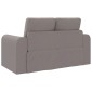 vidaXL Κρεβάτι καναπές Taupe 148 x 71 x 83 εκ. ύφασμα