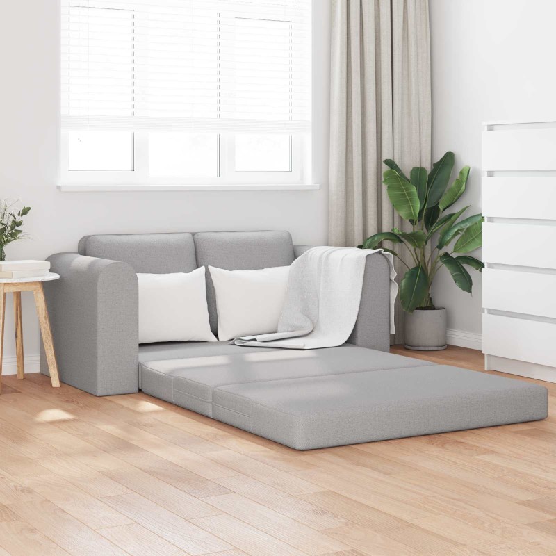 vidaXL Κρεβάτι καναπές Σκίουρος Γκρί 148 x 71 x 83 εκ. ύφασμα