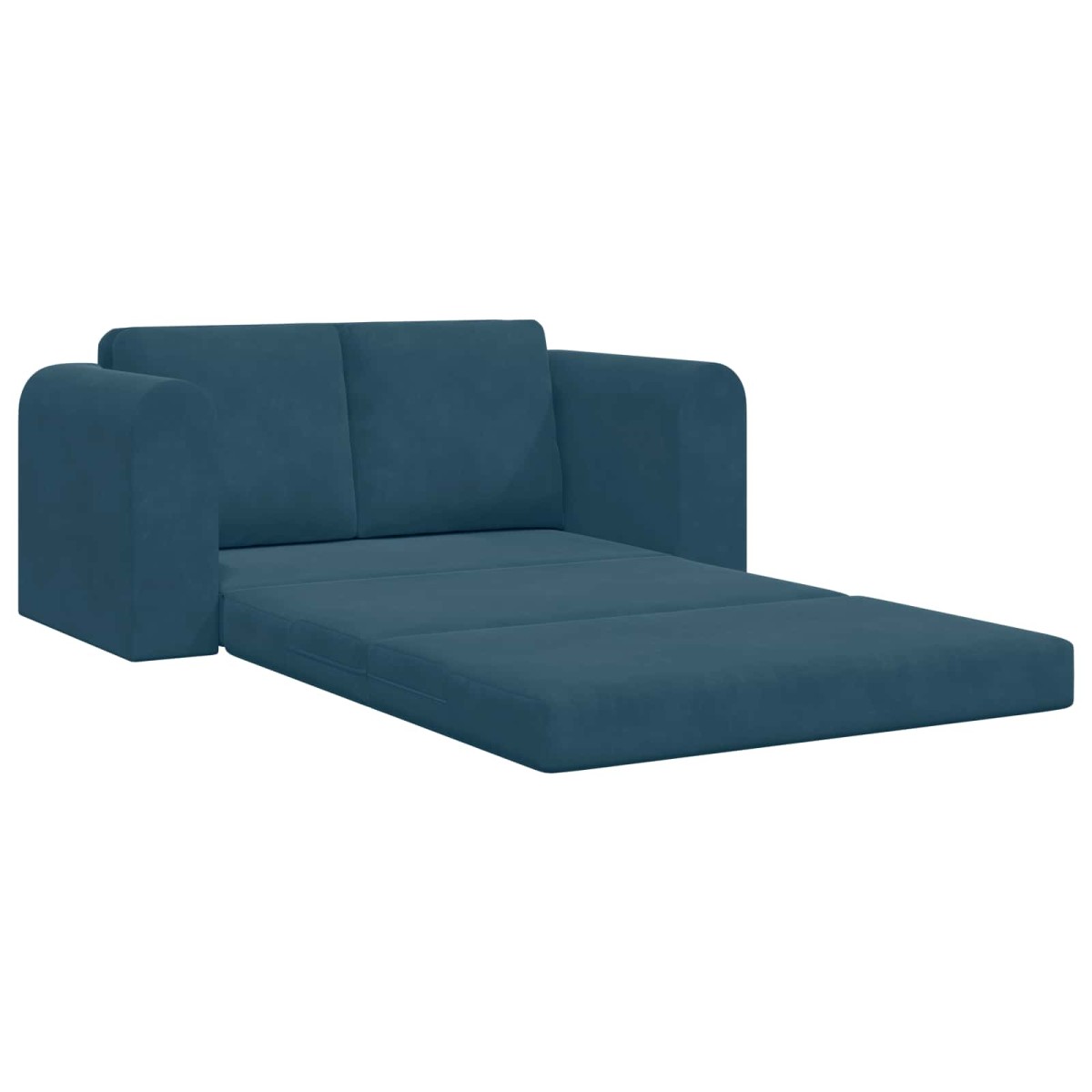 vidaXL Κρεβάτι καναπές Μπλε 148 x 71 x 83 εκ. Βελούδο