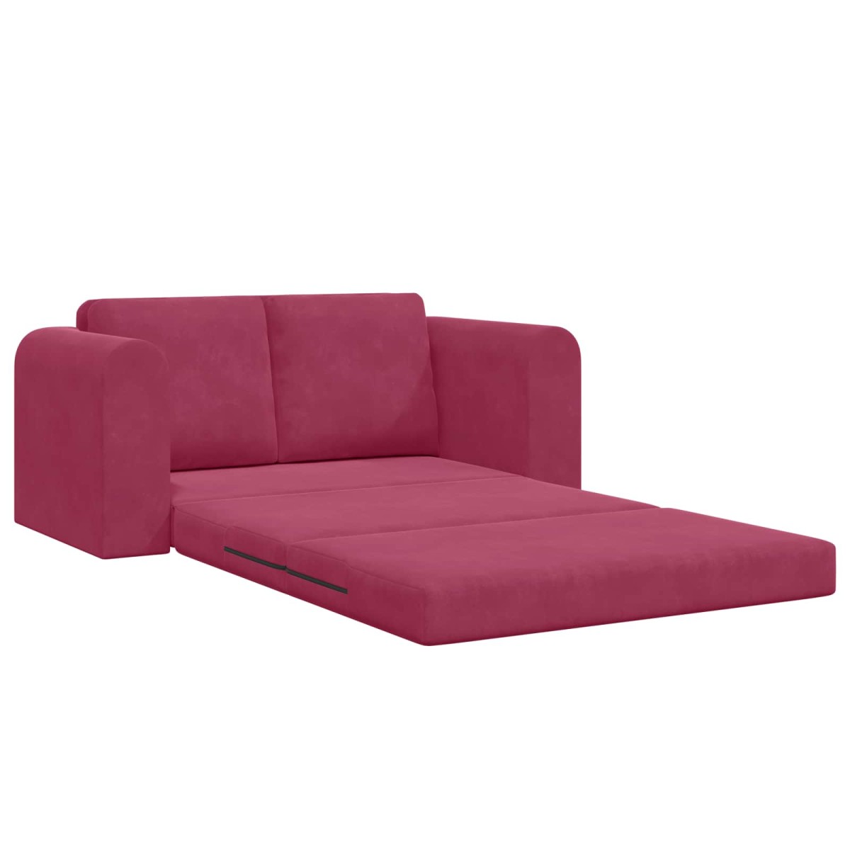 vidaXL Κρεβάτι καναπές Κόκκινο 148 x 71 x 83 εκ. Βελούδο