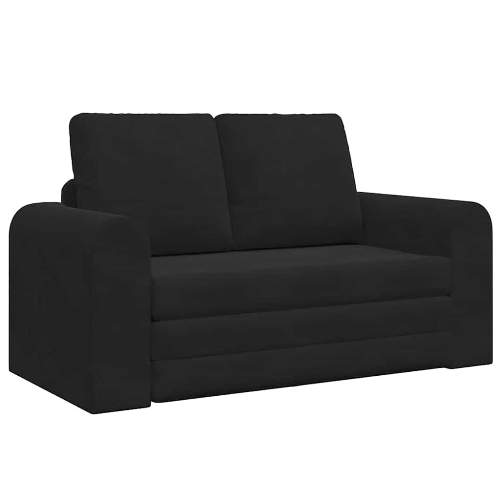 vidaXL Κρεβάτι καναπές Μαύρο 148 x 71 x 83 εκ. Βελούδο