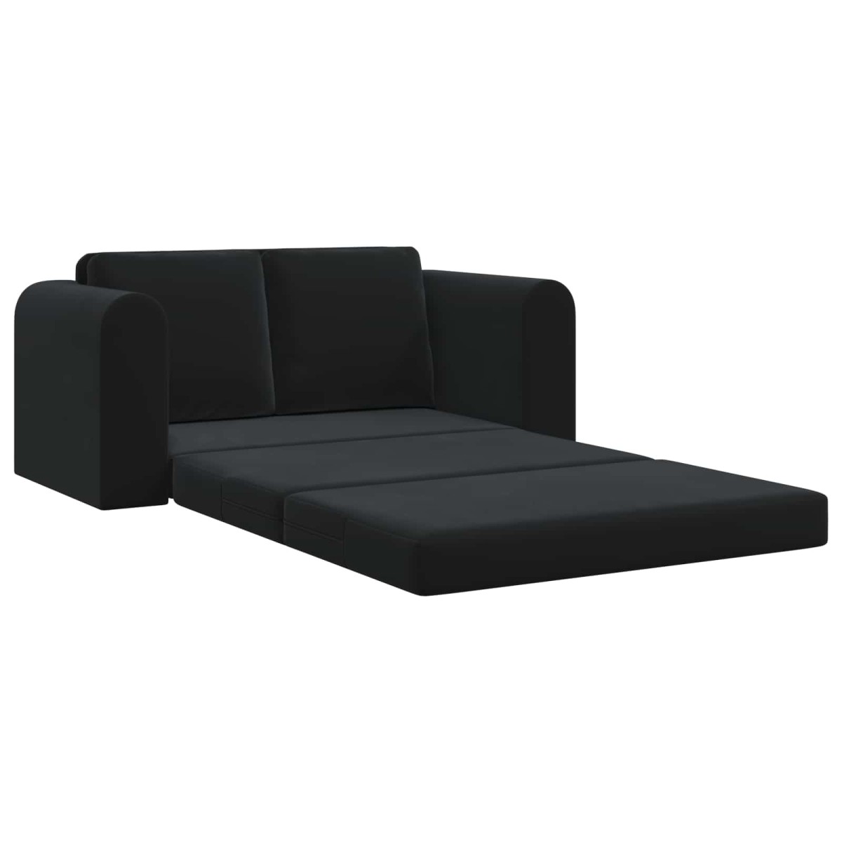 vidaXL Κρεβάτι καναπές Μαύρο 148 x 71 x 83 εκ. Βελούδο