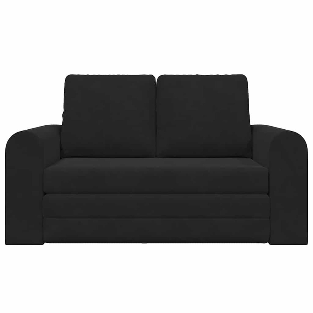 vidaXL Κρεβάτι καναπές Μαύρο 148 x 71 x 83 εκ. Βελούδο