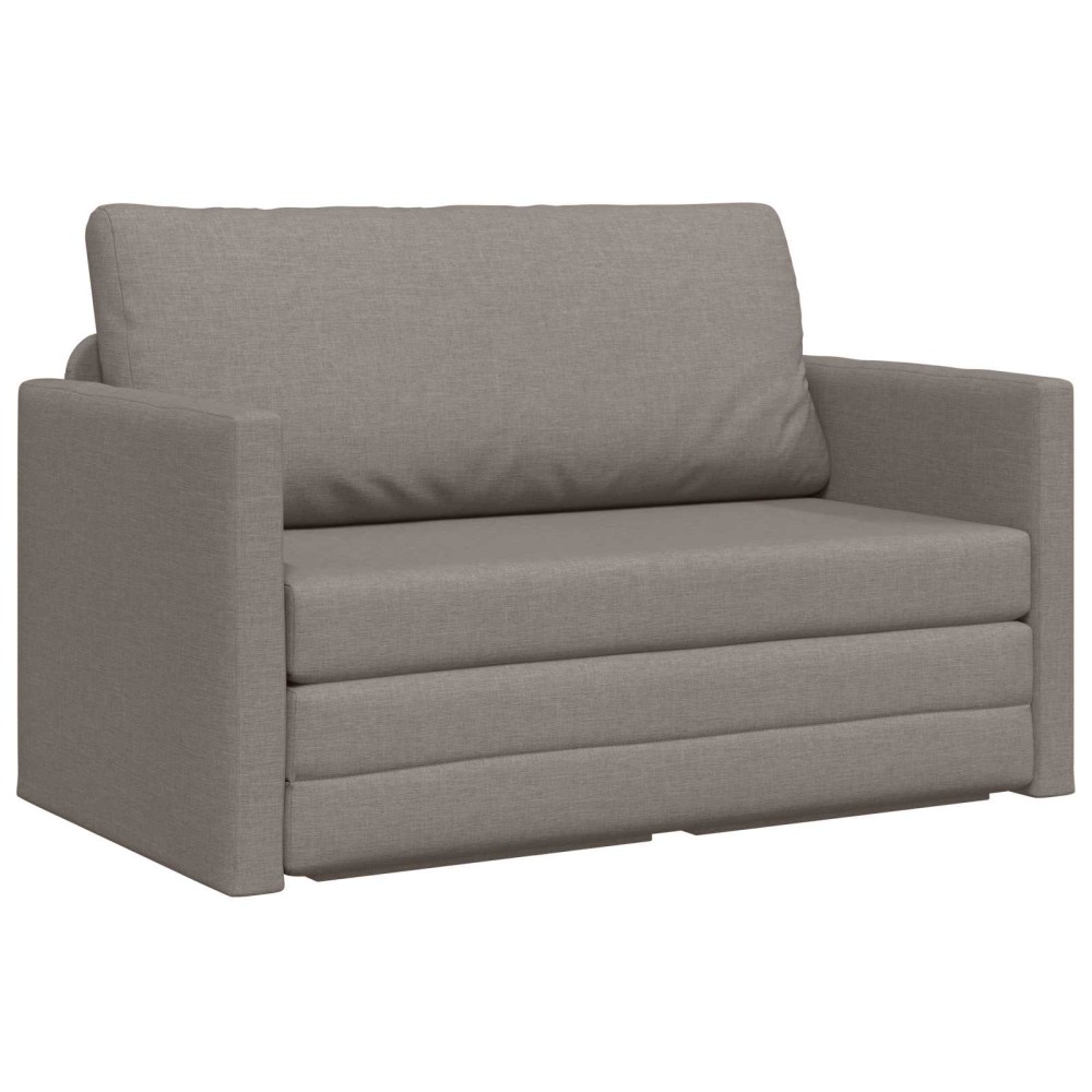 vidaXL Κρεβάτι καναπές Taupe 124 x 71 x 78 εκ ύφασμα