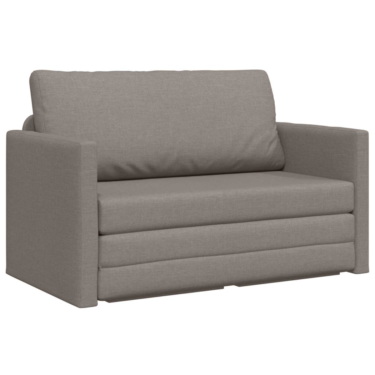 vidaXL Κρεβάτι καναπές Taupe 124 x 71 x 78 εκ ύφασμα