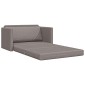 vidaXL Κρεβάτι καναπές Taupe 124 x 71 x 78 εκ ύφασμα
