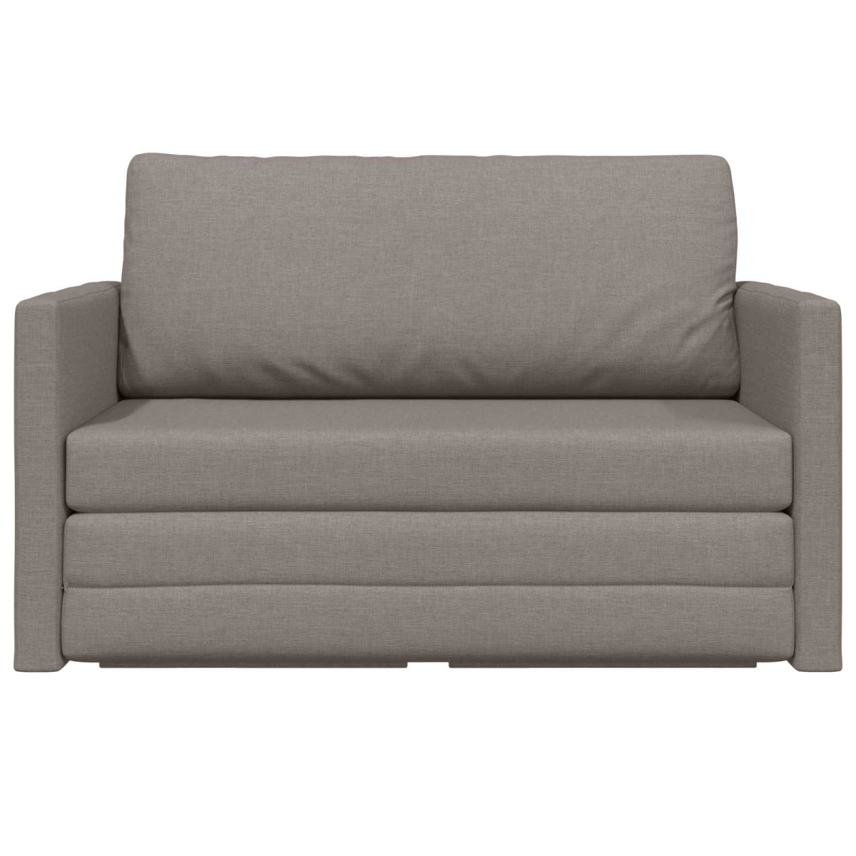 vidaXL Κρεβάτι καναπές Taupe 124 x 71 x 78 εκ ύφασμα