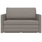 vidaXL Κρεβάτι καναπές Taupe 124 x 71 x 78 εκ ύφασμα