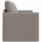 vidaXL Κρεβάτι καναπές Taupe 124 x 71 x 78 εκ ύφασμα